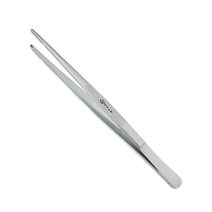 Fórceps de tejido Médico Quirúrgico para cirugía de acero inoxidable, 6,25 "(16cm), recto, 1x2 dientes hechos en Pakistán - Product Image 1