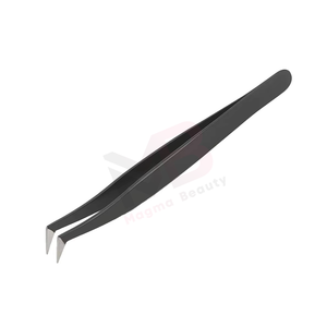 Ensemble de pinces à épiler professionnelles en acier inoxydable, durables, tendance, pointes en fibre, pinces de précision - Product Image 2