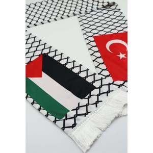 Écharpe authentique turco-palestinienne en coton doux - Product Image 2