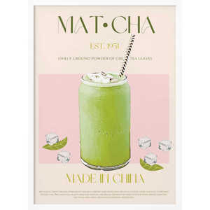 Rectangular Paper <b>Poster</b> for Chilled Matcha Drink - Product Image 3