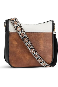 Bolsos de Hombro Cruzados de Cuero Genuino Ecológico para Hombre, Ligeros, con Decoración de Cadenas y Cierre de Cremallera, 20-35L - Product Image 2