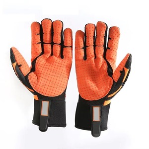 Gants de travail en cuir de sécurité Mécanique Works Impact Gants de travail antidérapants à prise solide - Product Image 6