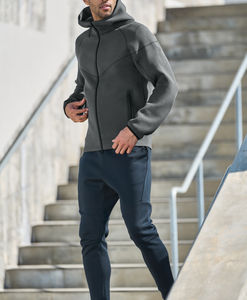 เสื้อมีฮู้ดสวมหัวพิมพ์ลาย GSM รุ่น500แบบกำหนดเองได้กระเป๋าดีไซน์ขนาดใหญ่สำหรับผู้ชายทรงโอเวอร์ไซส์สำหรับฤดูหนาว - Product Image 6