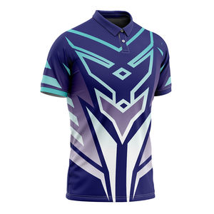 Motif solide personnalisable pour hommes 100% polyester Interlock Golf pour T-shirts polo Tissu velours côtelé - Product Image 6