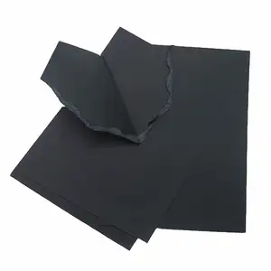 Lizheng कारखाने की आपूर्ति 110g काले कागज बोर्ड उपहार लपेटकर काले कागज काले गत्ता शीट