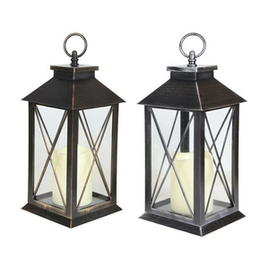 Portavelas colgante de Color negro inoxidable de alta calidad de Metal de Venta caliente diseño de tendencia para fiestas de boda - Product Image 1