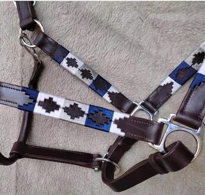 Licol en cuir de polo de qualité supérieure, brun huilé, réglable, pour poney, cob et toutes tailles, accessoire de sport durable pour le polo - Product Image 4