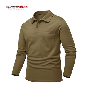 Manufacturer Men Quick Dry Polo Long Sleeves <b>Shirt</b> Polyester Moisture Wicking Lightweight Casual T <b>Shirt</b> Short Sleeve Wholesale - Product Image 1