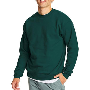 เสื้อสเวตเชิ้ตผู้ชายทรงโอเวอร์ไซส์ แขนยาว คอกลม ผ้าฟลีซ - Product Image 1