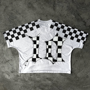 Custom Screen Printing Acid Wash Sun Faded Loose Fit T-Shirt Heavyweight Cotton <b>Cropped</b> Boxy Fit 100% Cotton <b>Men</b> T-Shirt for <b>Men</b> - Product Image 1