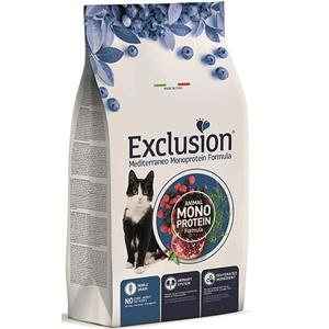 Esclusione monoproteina manzo e melograno a basso contenuto di cereali cibo per gatti sterilizzato 12 Kg