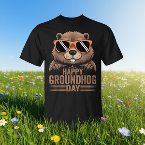 Camiseta de Feliz Día del Marmota con un Adorable Diseño de Marmota y Amante de los Animales para Uso Promocional - Product Image 3