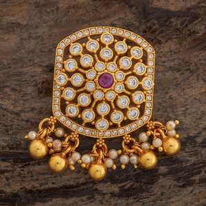 Pendentif en argent de style temple, objet de collection culturel - Product Image 4