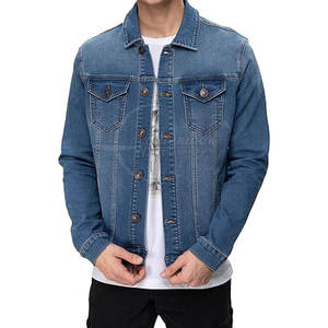 Chaquetas de jeans hechas a medida de diferentes colores para hombres Chaqueta de jeans Moq baja al mejor precio para hombres Última fábrica hecha - Product Image 1