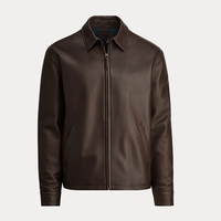 Chaqueta de Invierno Ligera de Cuero para Hombre, Impermeable, Resistente al Viento, Ecológica, Transpirable, Antibacteriana, Moderna, para Uso Diario