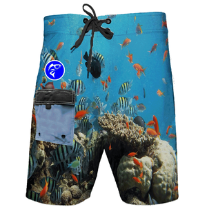 กางเกงว่ายน้ำผู้ชายแห้งเร็ว, กางเกงว่ายน้ำกางเกงขาสั้นสำหรับผู้ชายผ้าโพลีเอสเตอร์/ ผ้าฝ้ายใหม่ปี2023 - Product Image 4