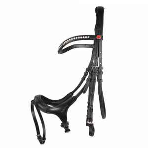 Fabricantes que venden brida de caballo de cuero genuino al por mayor diseño personalizado brida de caballo de cuero real de alta calidad - Product Image 5