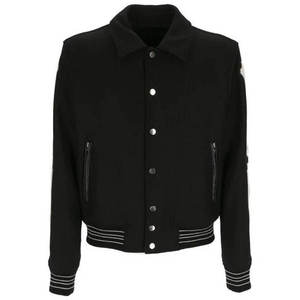 แจ็คเก็ตเบสบอลแขนหนังผู้ชายไซส์ใหญ่พิเศษงานปักลายวินเทจแจ็คเก็ตเลตเทอร์แมนวิทยาลัย - Product Image 1