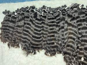 Cheveux bruts vietnamiens vendeurs de cheveux naturels ondulés vierges non traités, cheveux humains à cuticules alignées - Product Image 3