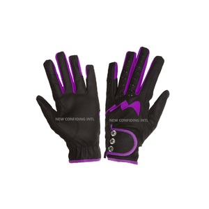 Ingénierie innovante Gants d'équitation en cuir Hiver Micro Fiber Tailoring Equestrian Racing Safety Gear OEM - Product Image 5