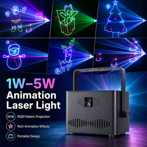 3W 5W Smart Weihnachtsmuster RGB Laserlicht APP Bluetooth-Steuerung Indoor Weihnachtsfest Party DJ <span class=keywords><strong>Disco</strong></span> Licht - Product Image 1