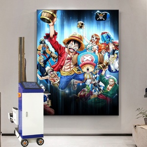 Impresora de pared 3D Xbh 2400 Dpi, máquina de inyección de tinta UV para vidrio, azulejos, madera, cerámica, impresión directa multicolor automática - Product Image 5