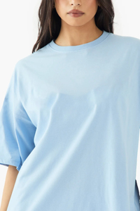 Nueva llegada 100% algodón camiseta de mujer moda de gran tamaño suelta ajuste verano manzanas cómodo transpirable Color sólido señoras - Product Image 5