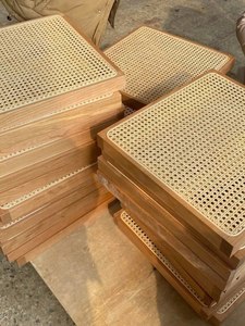 สายรัดหวายหวายธรรมชาติแบบม้วนสำหรับเฟอร์นิเจอร์ DIY เกรดออกแบบได้ตามต้องการ - Product Image 2