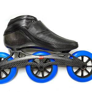 ¡COMPRA AHORA! Nuevo patín de velocidad de fibra de carbono, patín de carreras en línea de 3 ruedas con marco de carbono para entrenamiento profesional - EXPORTACIONES MUNDIALES - Product Image 1