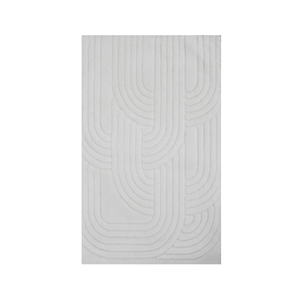 Tapis de bain et tapis de douche en jacquard teint en fil de coton recyclé Anissa, production sur mesure, fabriqué en Turquie, 60x100cm, Made in Turkey - Product Image 2