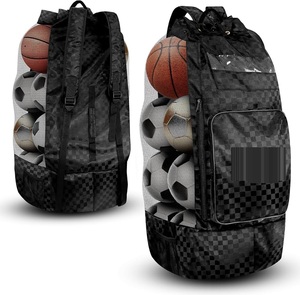 Bolsa de Deporte de Gran Capacidad para Balones de Fútbol, Baloncesto y Voleibol, Bolsa de Malla para Entrenamiento - Product Image 2