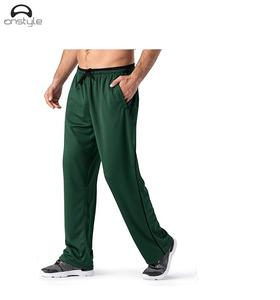 Pantalones deportivos Onstyle de secado rápido elástico transpirable seda cordón medio Pantalones deportivos rectos de gran tamaño para hombre hechos de poliéster - Product Image 5