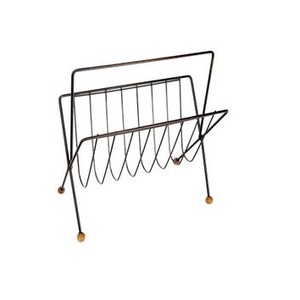 Phong Cách Độc Đáo Tập Tin Tổ Chức Chủ Đứng Cho Phòng Khách Văn Phòng Dây Kim Loại Màu Đen Hoàn Thành Tạp Chí Báo Chủ - Product Image 2