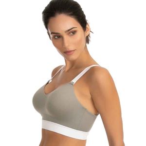 Soutien-gorge de sport sans couture personnalisé pour femmes, rembourrage réglable, haut de yoga, vêtements de sport actifs - Product Image 1