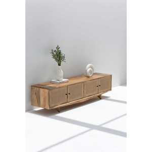 Console de médias Portes en rotin Catalina - Product Image 5