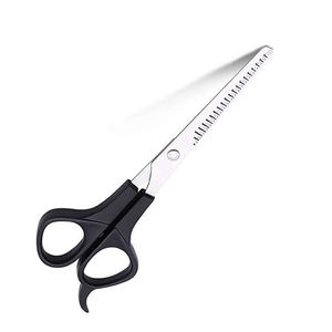 Ciseaux à effiler les cheveux avec poignée en plastique 6.6 "Ciseaux à effiler durables pour coiffeur avec repose-doigt fixe - Product Image 2