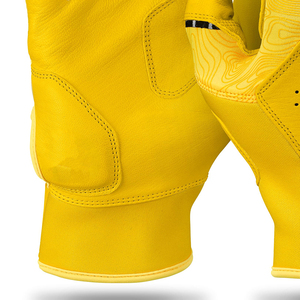 Microfibra, transpirable, ligero guantes de bateo de béisbol al por mayor 100% guantes de cuero genuino logotipo personalizado y diseño - Product Image 2