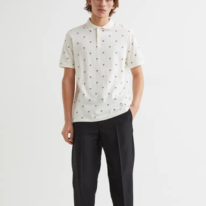 Camisa de Manga Corta de Secado Rápido 100% Algodón de Punto Sólido para Hombre, Estilo Casual de Negocios, Nueva Colección al por Mayor, con Bolsillo y Logotipo Personalizado OEM - Product Image 2