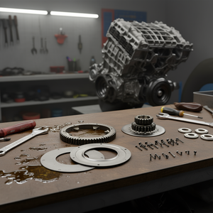 Kit primaire 23-64 6 ressorts à dents droites pour système de transmission de moto - Product Image 3