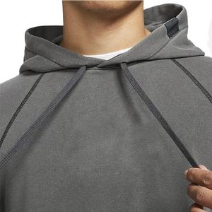 Sudadera con capucha lavada con ácido recortada de alta calidad para hombre 80% Algodón 20% poliéster costuras en contraste Digital lavado a la piedra invierno 2026 - Product Image 3