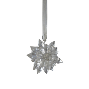 Recién llegados, adornos navideños, diseño de estrella transparente moderno, colgante de Navidad de Metal, acabado plateado, decoración del hogar - Product Image 5