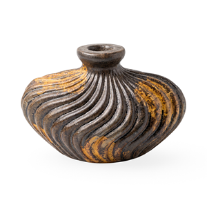 Mini Jarrón de Terracota con Diseño en Espiral, Hecho a Mano, Decoración Rústica para el Hogar, para Sala de Estar - Product Image 3