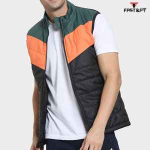 Diseño de moda Nueva llegada Puffer Chaleco Logotipo impreso personalizado Disponible Diferentes tamaños Hombres Puffer Chaleco - Product Image 3