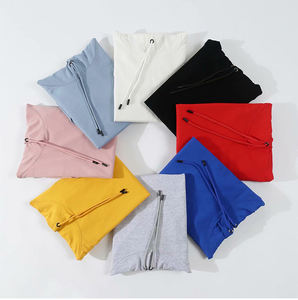 100% coton hiver chaud surdimensionné pull à capuche numérique imprimé point motif doublé col Streetwear Style uni teint - Product Image 5