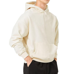Sudaderas con capucha para hombre con logotipo personalizado y hombros caídos, sin cuerda, en blanco, liso, pesado, 100% algodón, estampado, envío DDP - Product Image 5