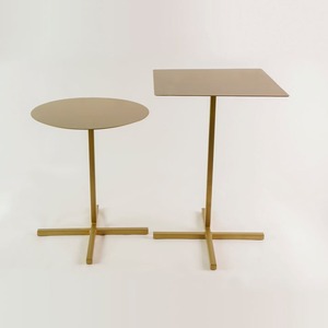 Unique Design Metal Accent <b>Table</b> <b>Set</b> With Metal Top Modern <b>Side</b> <b>Tables</b> Living Room High Quality Furniture Trendy Finish - Product Image 1