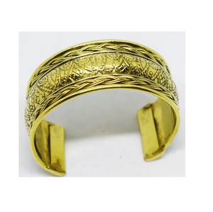 2024 Gold Finish Trendy Bracelets for Ladies Delicacy and Attractive Handmade Jewelry indian brass <b>kada</b> - Product Image 2