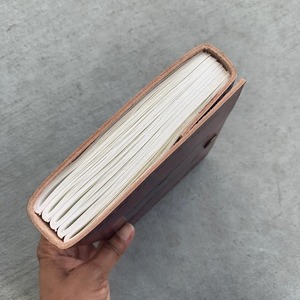 Diario de cuero Gratitud Escritura Diarios Diario de viaje rústico Cuaderno de cuero rojo Regalos de viaje únicos para parejas - Product Image 4