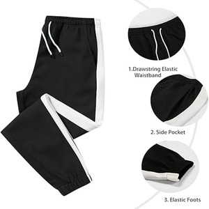 Chándales para hombre, chándal de moda informal teñido liso, chándales ajustados para hombre para ropa informal y de gimnasio subido por Dress Sports - Product Image 5