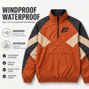 Wholesale Customizable Waterproof Windbreaker <b>Jacket</b> <b>for</b> <b>Men</b> Lightweight Breathable B2B Supplier <b>men's</b> <b>jackets</b> Y2K Style <b>Jackets</b> - Product Image 1